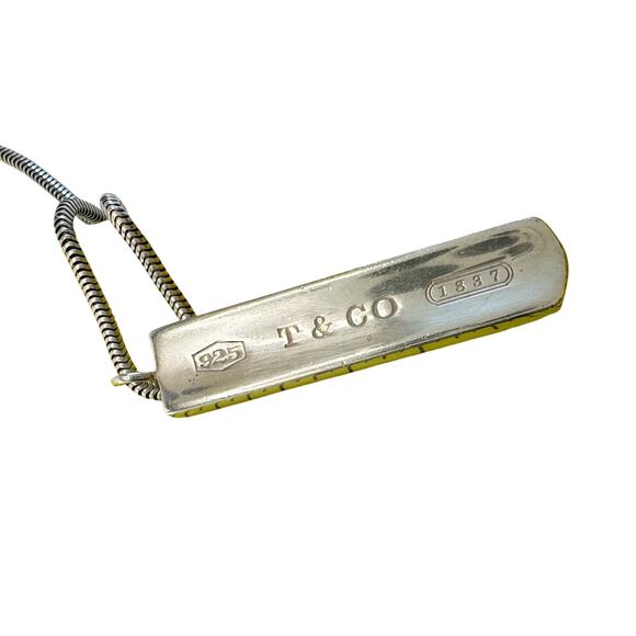Tiffany & Co 1837 Silver Bar Necklace - Sterling Silver 17" - Picture 6 of 10